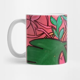 Tropical leaves Mug